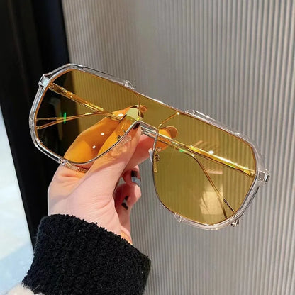 Unique One-Piece Fashion Sunglasses